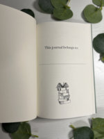 Carnet de lecture A5 à couverture rigide LABON, reliure personnalisée, journal intime, journal de lecture A5, logo personnalisé, cadeau pour les amoureux des livres