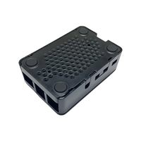 Raspberry Pi 4 zero 1/2/4/8GB Boîtier GPS Cluster Hat Battery Control avec adaptateur Boîtier dissipateur de chaleur Ventilateur Kit d'accessoires complet