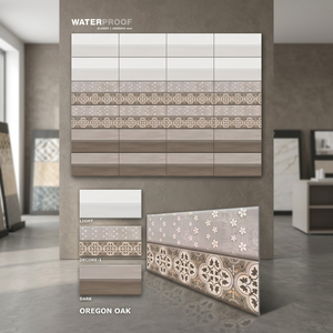 Carreaux de sol et de mur en céramique noire brillante 300x600mm - Briques réfractaires pour la décoration intérieure et extérieure - Product Image 3