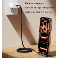Câble de charge rapide USB-C vers USB-C personnalisé en usine 240W avec support (1m/1,5m) – Cordon de chargeur PD haute vitesse pour téléphone, tablette