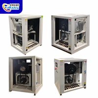 Compresseur d'air à spirale sans huile Yibang 2.2KW-5.5KW 240L-600L/min 380V 50Hz 3 phases 0.8MPa 1.0MPa à entraînement par courroie, machine autonome
