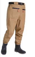 TOPIND Vente en gros Offre Spéciale Wader de taille en nylon avec bottes Simm Wader de taille pour la pêche