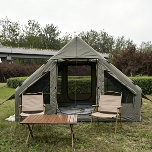 <span class=keywords><strong>Tente</strong></span> gonflable Oxford 600D vert aurore <span class=keywords><strong>de</strong></span> 6,3 mètres carrés, abri gonflable pop-up pour la survie en milieu sauvage et le camping familial - Product Image 4
