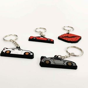 ODM No Minimum Custom Made Keychain Soft 3D Rubber PVC <b>Key</b> Chain Cartoon logo PVC Keyring - Product Image 5
