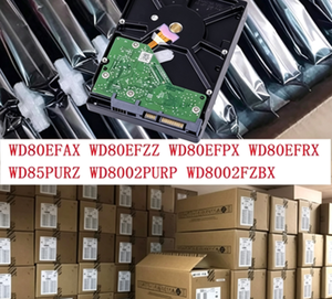 ฮาร์ดดิสก์ 8TB รุ่น WD80EFAX WD80EFZZ WD80EFPX WD80EFRX WD85PURZ WD8002PURP WD8002FZBX ขนาด 3.5 นิ้ว SATA - Product Image 1