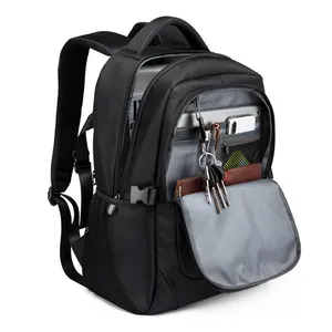 حقائب ظهر عالية الجودة لشحن الكمبيوتر المحمول حقيبة ظهر مع USB حقيبة مدرسية متعددة الوظائف
