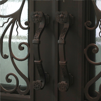 Portails modernes en fer forgé à ouverture battante, style octogonal pliable, pour extérieur, parcs, hôtels, villas, jardins, cours et écoles, directement de l'usine