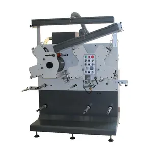 Máquina de impresión de etiquetas de satén y poliéster, cuidado de lavado, Flexo, máquina de impresión flexográfica para cinta de algodón