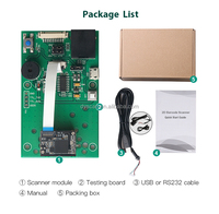 Mini lecteur de code QR intégré 1D 2D 35 CM/S, lecteur de moteur de balayage de code à barres, module de scanner de code à barres, kiosque DE2090D