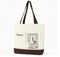 Tas Belanja Kanvas Katun Tebal 12oz, Tahan Lama, Dapat Digunakan Kembali, Pegangan yang Diperkuat, Logo Custom, Grosir, Partai Besar
