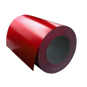 dx51d 0.16mm 1.0mm customized red green color zinc coating PPGI PPGL coil for residential houses