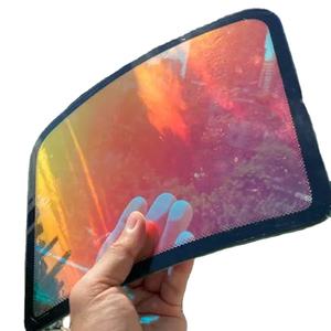 BELCATE Sunset <span class=keywords><strong>Red</strong></span> ow VLT لون الحرباء لون وردي غشاء نافذة زجاج سيارة شمسي لاصق مع تأثير الحرباء - Product Image 1