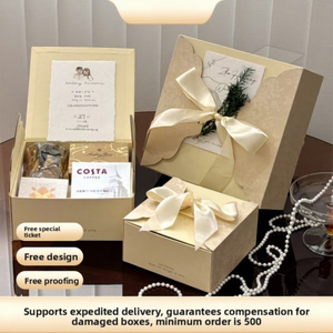 Packaging Box Customization <b>Blind</b> Box White Cardboard Tear Plane Small Batch Gift Box with Matt Lamination Eco-Friendly Reusable - Product Image 1