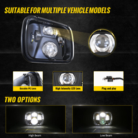 Faros Delanteros LED DOT de 5x7 Pulgadas para Mazda B2200 1982-1993, Accesorios para Camioneta B2600 1987-1993, para Mazda RX7 1986-1991, GLC 1981-1985
