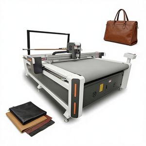 Machine de découpe CNC à couteau oscillant haute vitesse REMEYA, découpeuse numérique, équipement de découpe du cuir, zone de travail 1600x2500mm - Product Image 1