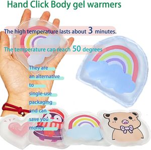 Calentadores de <span class=keywords><strong>manos</strong></span> calientes de dibujos animados reutilizables, <span class=keywords><strong>calentador</strong></span> de <span class=keywords><strong>gel</strong></span> corporal de compresa caliente para acampar, calentadores de <span class=keywords><strong>manos</strong></span> y paquetes calientes y fríos - Product Image 5