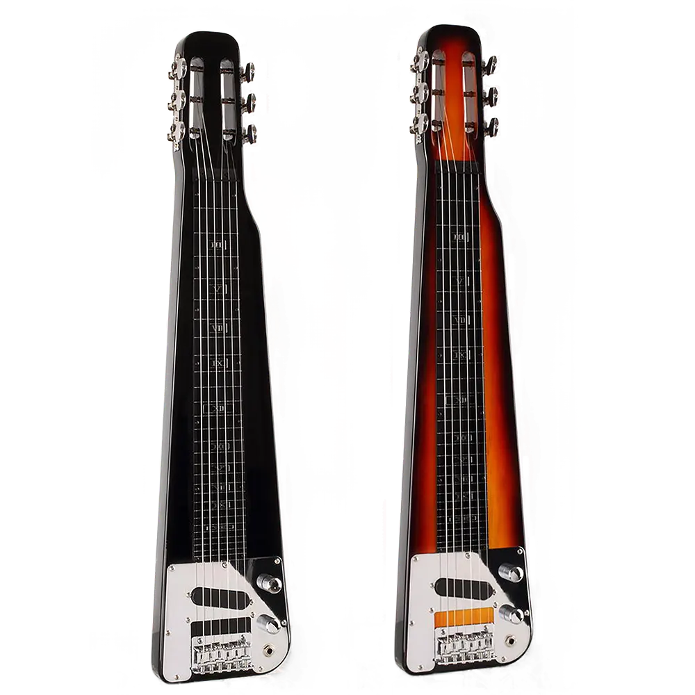 Guitarra elétrica de aço para lábios Gecko GH-101, guitarra de mão havaiana de alta qualidade, moda havaiana, 6 cordas, guitarra elétrica de aço