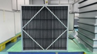 Filtre à air de type boîte à charbon actif pour équipement de filtration d'air central HVAC, efficacité sub-élevée