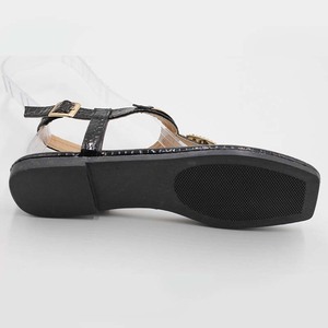 Sandalias Planas de Verano para Mujer, con Cadena de Diamantes de Imitación, de Alta Calidad, Cómodas, Gran Venta - Product Image 6