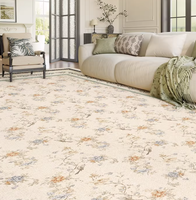 Nouveau Tapis de Salon Classique 2026 en Velours Plume Empilé, Épaisseur Moyenne, Fabriqué à la Machine, à Poil Ras, Lavable et Imperméable