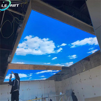 LeArt Custom Fabric 5M UV print Translucent Illumination light diffuseur film Ceiling Designs