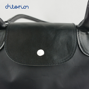 Chiterion de moda de mujer Oxford bolsa de Nylon bolso de embrague bolso de la bolsa con PU asas de cuero para mujeres - Product Image 5