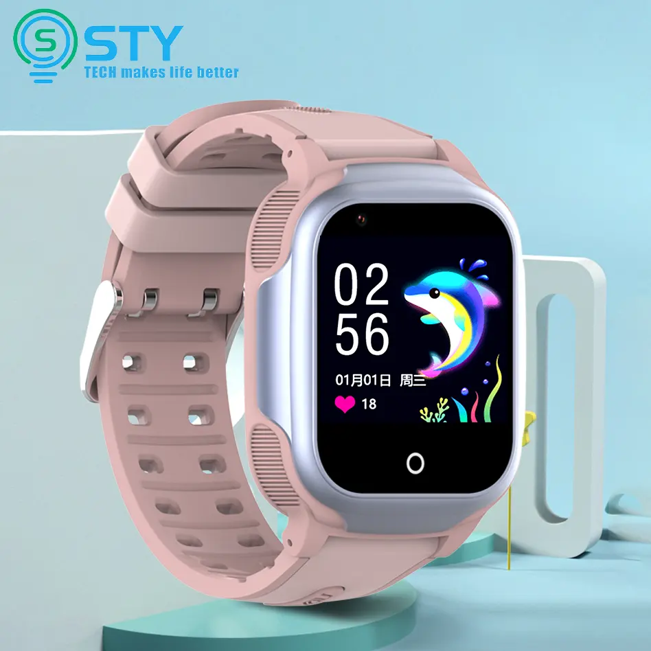 방수 어린이 스마트 시계 SOS 분실 방지 스마트 워치 아기 2G SIM 카드 시계 통화 위치 추적기 Smartwatch