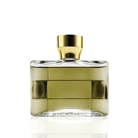 Vente en gros d'échantillons gratuits de flacons de parfum en verre de luxe à fond épais et de forme ronde de 100 ml avec atomiseur