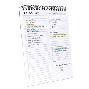 Agenda Settimanale Personalizzata A5 con Spirale e Pagine a Righe <span class=keywords><strong>per</strong></span> <span class=keywords><strong>Ufficio</strong></span>, Produttività e Pianificazione Giornaliera - Product Image 1