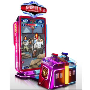 Nhà máy trực tiếp vận hành bằng đồng xu trò chơi Arcade máy bắn súng với súng mục tiêu Tiếng Anh ngôn ngữ kim loại và vật liệu nhựa - Product Image 2