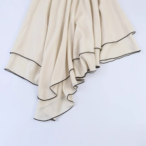 Jupe asymétrique superposée personnalisée Printemps 2026 pour femme, jupe midi décontractée vintage à volants, OEM/ODM par l'usine <span class=keywords><strong>de</strong></span> vêtements chinoise - Product Image 5