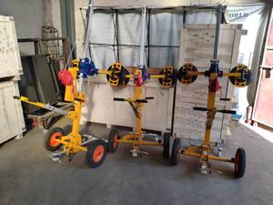 Manual Vacuum Glass Lifter 200kg Hand Pump Glass <b>Moving</b> <b>Trolley</b> for Workshop and Construction Use - Product Image 4