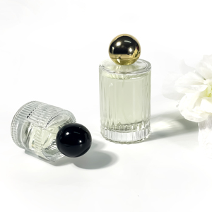 Thiết kế mới sang trọng nhà kính phun chai tinh dầu chai thủy tinh bao bì vòng xi lanh rỗng chai nước hoa 50ml - Product Image 4