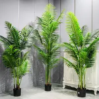 Plastica piante artificiali al coperto bonsai giardino alberi foglie di plastica decorativa naturale pianta plam falso albero decorazione casa artificiale