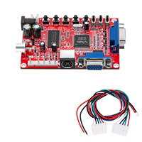 Carte de conversion vidéo VGA vers CGA RGBS / CVBS / S-VIDEO pour jeux d'arcade GBS-8100 Accessoires de jeu DIY Puces de circuit imprimé pour joystick