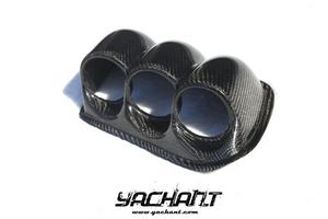 कार्बन फाइबर 2001 करने के लिए 2007 विकास EVO 7 8 9 RHD के लिए ट्रिपल पानी का छींटा गेज फली 52mm EVO 7 8 9 आंतरिक प्रतिस्थापन - Product Image 3