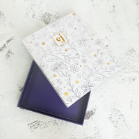 Boîte cadeau personnalisée pour bonbons durs et chocolats, épaisseur 2 mm, carton gaufré, couché, gaufré, traitement UV mat