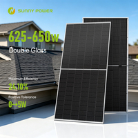 Panneau Solaire N-Type Chinois à Double Verre Semi-Couvert 650W 720W 730W 735W 740W - Prix
