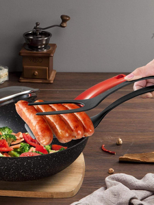 Genius de cuisine à double <span class=keywords><strong>action</strong></span>-<span class=keywords><strong>Pince</strong></span> à aliments en nylon et silicone + Flipper à œufs/steak - Product Image 6