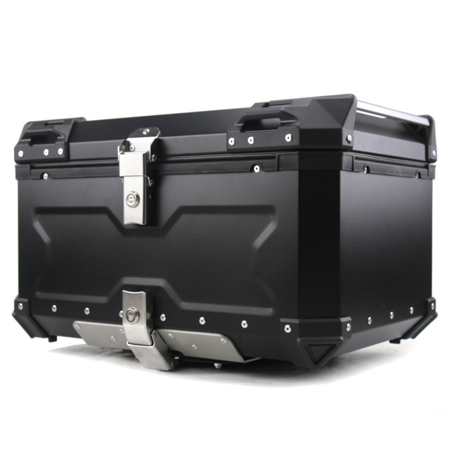 45L Motorcycle Side Box 5052 Aluminum Alloy Motorbike Pannier Storage Luggage Cases Motorcycle Tail Boxes Accessories and Parts