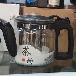 Théière en verre avec couvercle, bouilloire résistante à la chaleur pour servir de l'eau chaude - Product Image 3