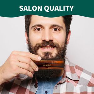 Acetato di cellulosa per denti fini barba e baffi tasca CombTravel dimensioni per la cura dei peli facciali e la cura della barba - Product Image 5