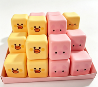 Jouet Squishy Kawaii en forme de cochon et de canard, jouet anti-stress écologique, cadeau pour enfants en forme de cochon et de canard