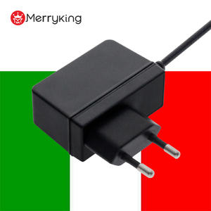 Adaptadores de Corriente Merryking con Certificación <span class=keywords><strong>CE</strong></span>, RoHS y ETL, Enchufe de Barril de <span class=keywords><strong>12</strong></span> V y 2 A, <span class=keywords><strong>12</strong></span> V y 1 A, Conexiones de 5,5 x 2,1 mm, Fuente de Alimentación para Panel RGB - Product Image 1