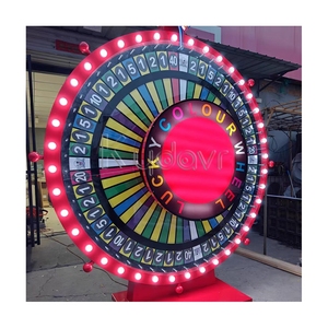 Gioco <span class=keywords><strong>della</strong></span> <span class=keywords><strong>Ruota</strong></span> <span class=keywords><strong>della</strong></span> Fortuna Gigante Personalizzata Elettrica con Luce a LED a 360 Gradi per Estrazione Premi Lotteria e Bingo - Product Image 4