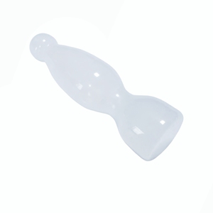กัวซาหน้าใสจากหินควอตซ์ธรรมชาติ รูปทรงดอกบัว สำหรับนวดกดจุด - Product Image 3