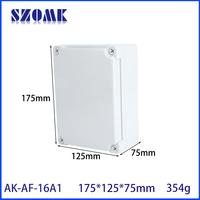 Szomk extérieur Ip67 boîte de jonction étanche boîte à pilules boîte de jonction électrique en plastique 175x125x75mm