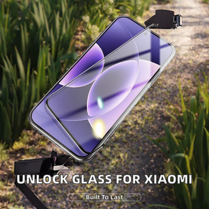 Protector de Pantalla de Vidrio Templado 2.5D 9H con Desbloqueo de Huella Dactilar para <span class=keywords><strong>Xiaomi</strong></span> 17 Pro Max/14T/13T/<span class=keywords><strong>12T</strong></span>/15T Pro, Anti-Rayones, Transparente - Product Image 2