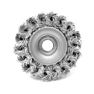 Coarse Twisted Steel Wire Wheel Brush for Rust Removal