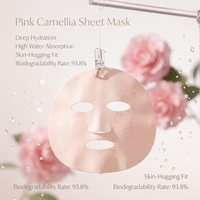 Tissu non tissé en fibres de camélia 35GSM pour masque facial, feuille de masque facial